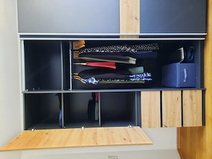 Kleiderschrank mit 2 Dreh- und Schwebetüren und 6 Schubladen  Bild 3