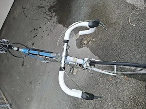 RENNRAD "Simplon" VINTAGE Topzustand blaumetallic-weiss Bild 9