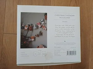 Adventskalender  Christmas Calendar  mit Säckchen zum Wenden   Woodland Bild 2