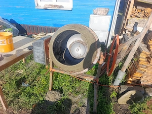 Limex Betonmischer 230 V   voll funktionsfähig Bild 2