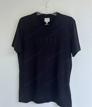 GUESS Herren T-Shirt schwarz slimfit Bild 2