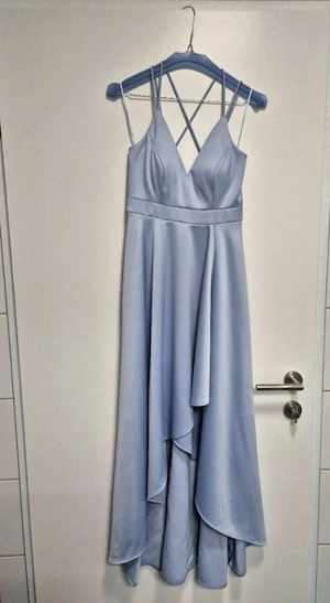 Abendkleid   Ballkleid   Cocktail Kleid Hellblau Bild 3