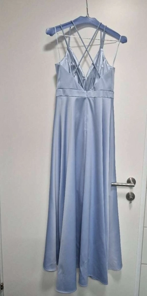 Abendkleid   Ballkleid   Cocktail Kleid Hellblau Bild 4