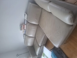 Leder couch mit elektronischen Auszug Element  Bild 3