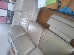 Leder couch mit elektronischen Auszug Element  Bild 2