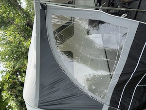 Wohnwagen Sonnenvordach mit Seitenwänden Bild 3