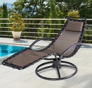 Casaria  Relaxliege mit Schaukelfunktion Bild 3