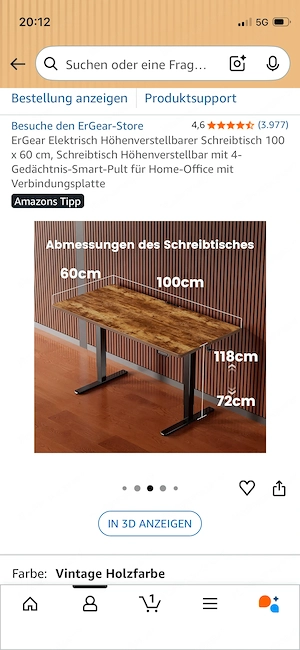 Höhenverstelbarer Tisch! Bild 2
