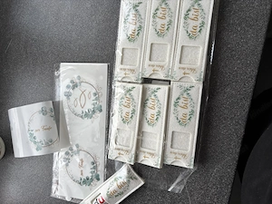 Gastgeschenk und Windlichter Taufe  Bild 4