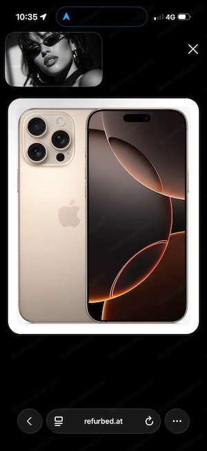 Apple iPhone 16 Pro 128 GB Wüstensand  Bild 2