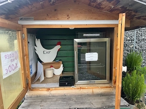 Verkaufsstand, Eierstand Bild 2