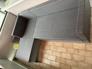 Rattan Ecksofa Balkon