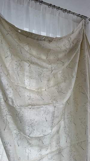 Zara Home Duschvorhang mit Blumenprint   200 x 180 cm (wie neu!) Bild 5