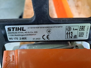 STIHL MS 170 2-MIX Motorsäge - 35 cm - wenig benutzt inkl. Zubehör Bild 4