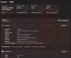Gaming-PC (Ryzen 7 3800XT, 1,5TB M2 SSD HDD, 32GB Ram, RX5700XT, WLan) - TOP Bild 9