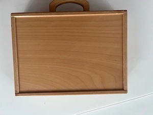 Holzkiste  Reisezeit Museum  mit Griff   Bild 5