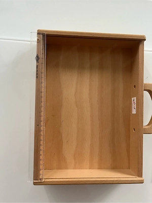Holzkiste  Reisezeit Museum  mit Griff   Bild 6