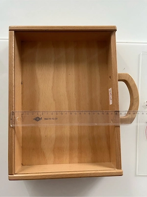 Holzkiste  Reisezeit Museum  mit Griff   Bild 8