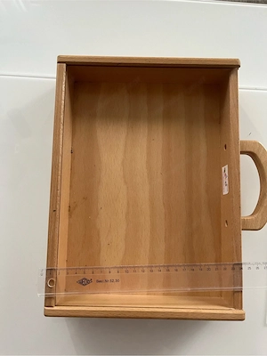 Holzkiste  Reisezeit Museum  mit Griff   Bild 7