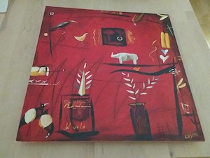 4 bilder mit bunten mustern Bild 2