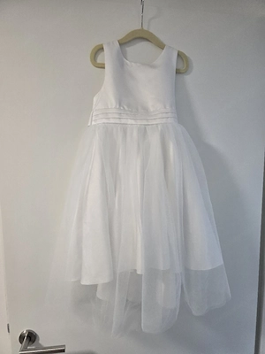 Brautjungfernkleid weiß   Gr. 110   Wie NEU! Bild 2