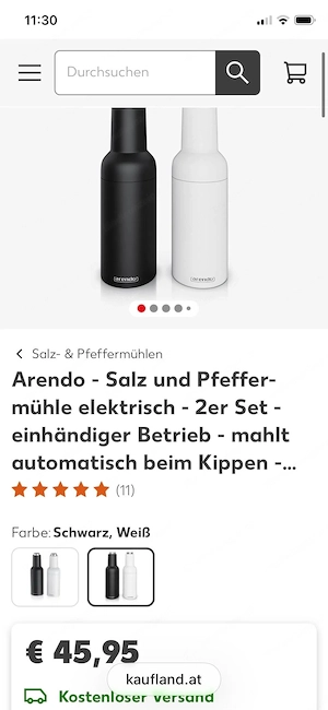 Salz und Pfeffermühle elektrisch *Neuwertig* Bild 2