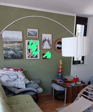 Stehlampe mit E27 Fassung Bild 2