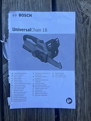 kleine Kettensäge (UniversalChain 18 Bosch)  Bild 5