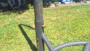 Gestell für Hängesessel, antrazit, stabil Bild 3