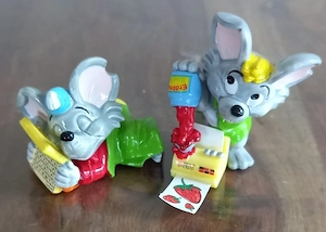 Verschieden Ü-Eier Figuren aus den 90er Jahren (1)