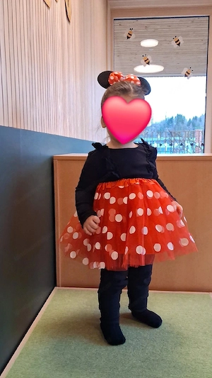 Süßes Minnie Maus Kostüm   Mäuschen Set für Kleinkinder (2-teilig) Bild 2