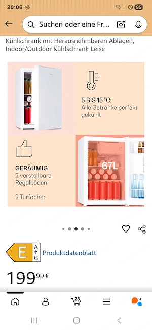 Mini Kühlschrank - Mini Bar Bild 3
