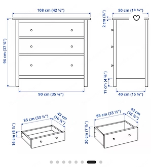 Ikea Hemnes Serie: Kommoden und Beistelltische Bild 4