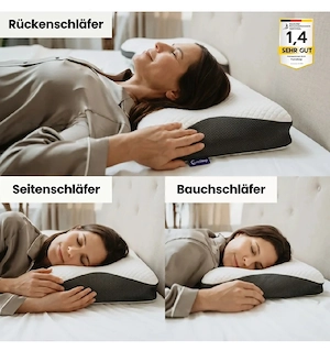 Ergonomisches Kissen + Überzug Bild 5