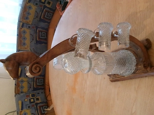 Schnapsgläser + Flasche  Bild 3