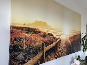 Großes Keilrahmenbild "Strandweg"   ca. 99   179 cm   sehr gepflegt Bild 2