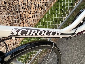 weißes Scirocco Fahrrad Bild 2