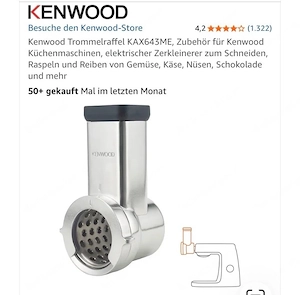 Kenwood Chef XL Titanium KVL8320S Küchenmaschine 1700W + Zubehör   fast unbenutzt Bild 4