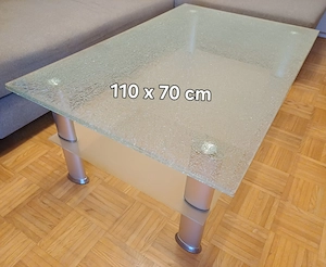 Couch und Glastisch gebraucht Bild 3