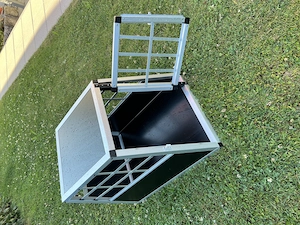Hundebox Aluminium 