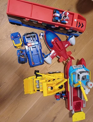Paw Patrol Set (Paw Patroller, Air Patroller, Sea Patroller und weitere Fahrzeuge) zu verkaufen