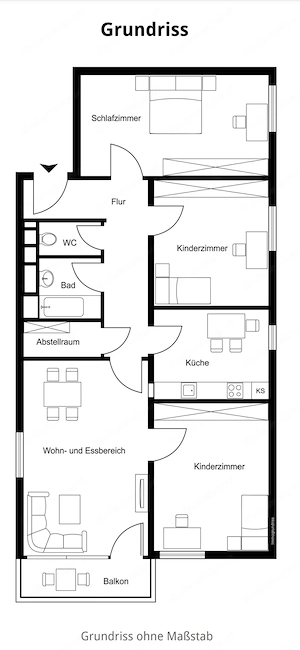 4-Zimmer Wohnung, provisionsfrei, Dachgeschoss Bild 9