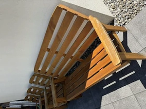 Gartengarnitur Vollholz