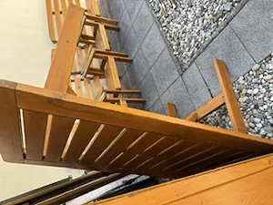 Gartengarnitur Vollholz Bild 3