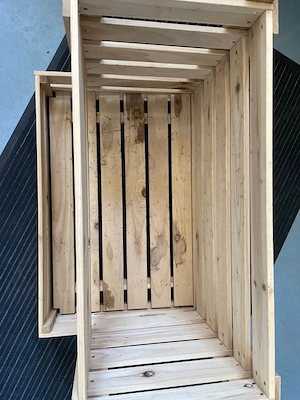 Kartoffel- oder Obst-Kiste aus Holz Bild 2