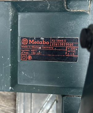 Metabo Handkreissäge KS 0846S Bild 3