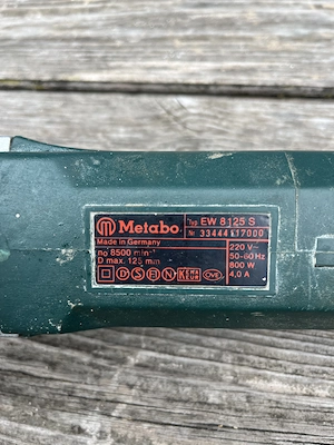 metabo winkelschleifer EW 8125S Bild 2