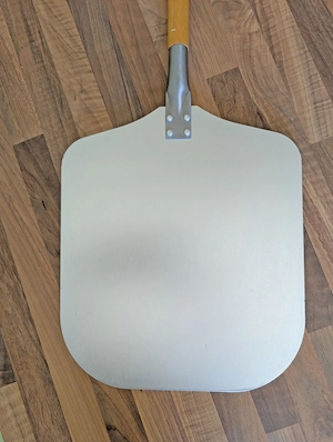 Pizzaschaufel   Pizzaschieber mit Holz Alu    Top Zustand! Bild 2