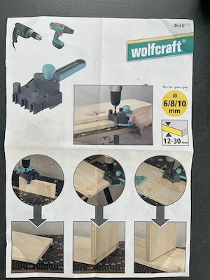 wolfkraft (dübelhilfe bohrlehre) Bild 2