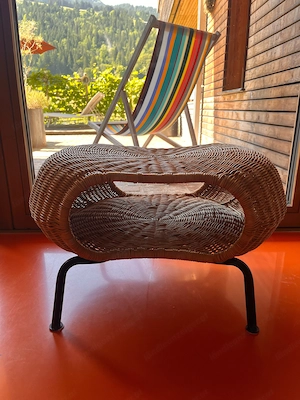 Couchtisch aus Korb Bild 2